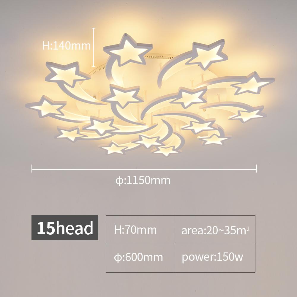 IRALAN Led Ceiling Chandelier Room Decoration with APP Remote Control Ceiling Light For Room Kitchen Home Decorative Lamps