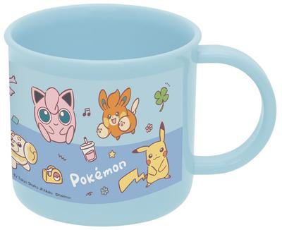 Lunchbox, Plastikbecher, 200 ml, für Kinder, antibakteriell, spülmaschinenfest, hergestellt in Japan, Pokemon Joyful KE4AAG-A