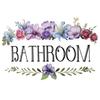 Living Rooms Rules Sign Bathroom Mirrored Plastic Objects Air Bubbles