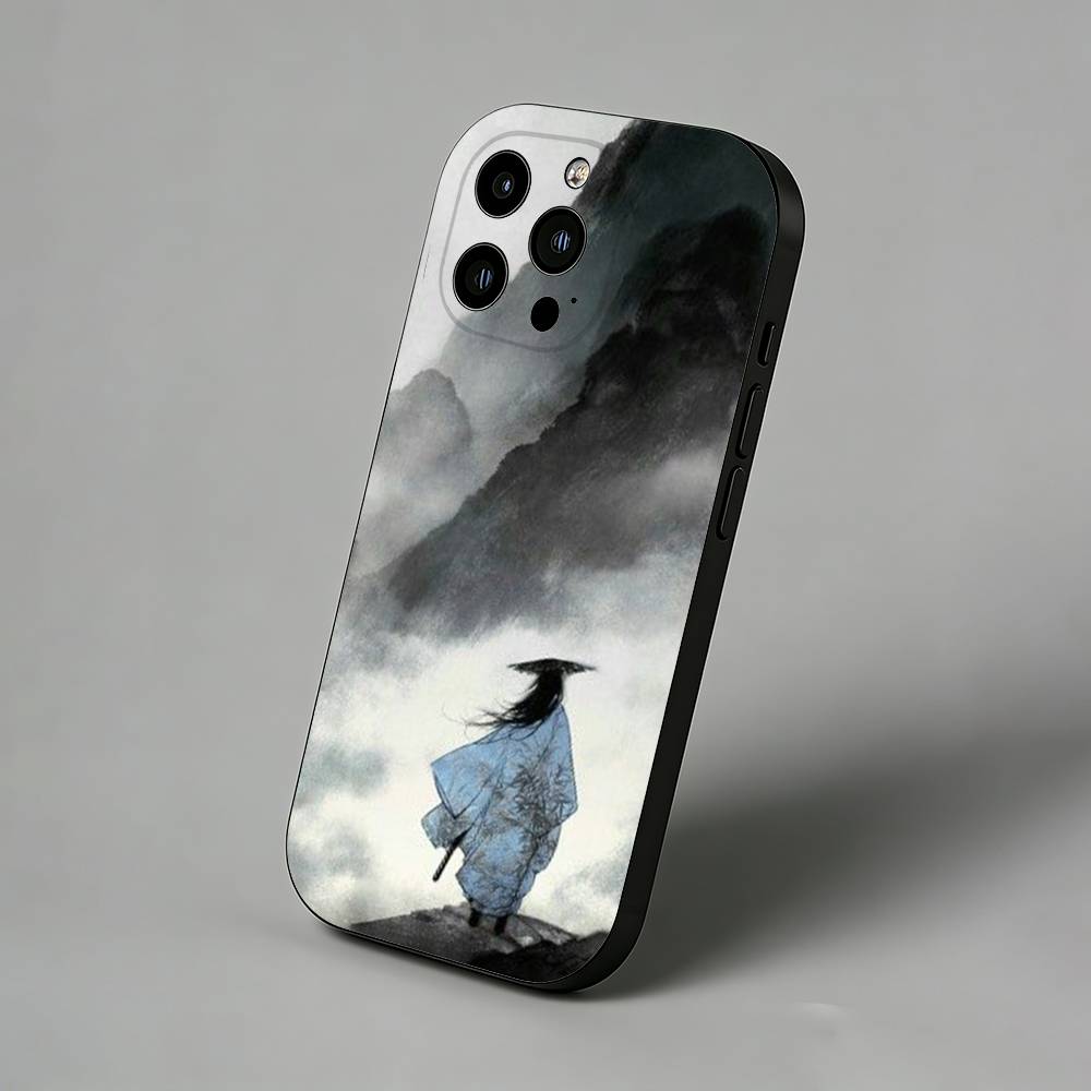 Ink Wash Landscape Phone Case for iPhone 17 Air 16 Pro Max 16e 15 Plus 14 13 Mini 12 11  Back Cover