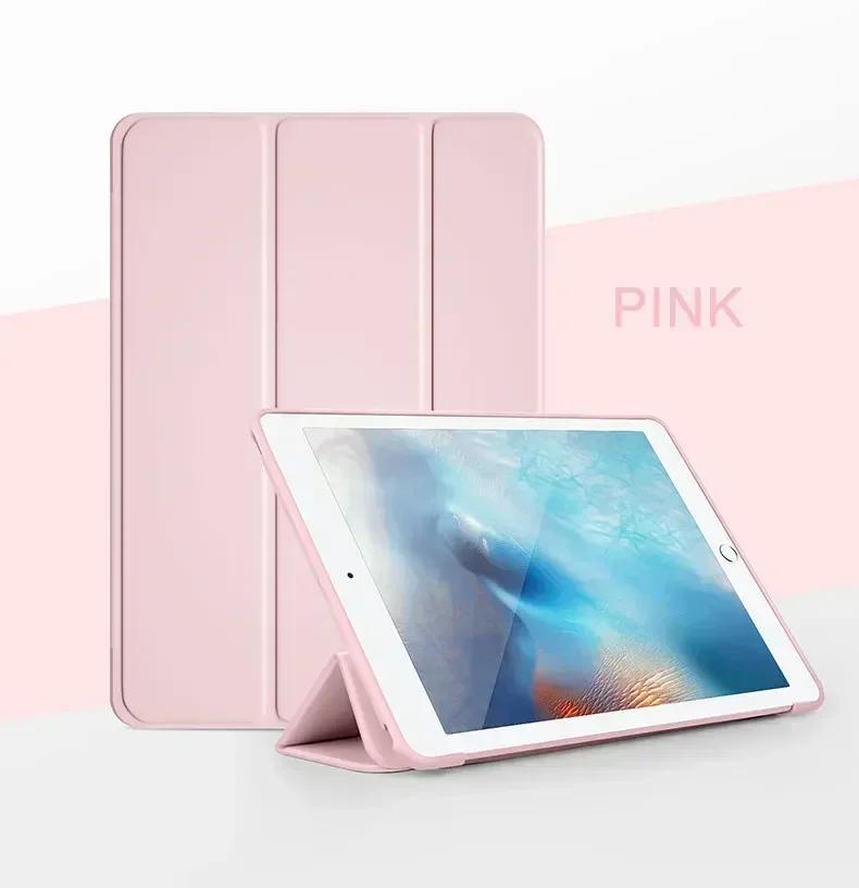 Voor iPad Case Air Pro MINI 3 4 5 6 7 8 9 10e Generatie Cases 11 12.9 13 inch M4 Leer Zachte Stand Automatische Slaap/Ontwaak Cover