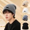 Cartoon Cat Printed Warm Hat Windproof Pullover Cap High Quality Knitted Beanie Hat  Outdoor