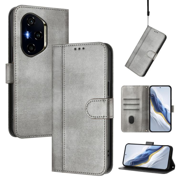 Linien-Spleißschnalle Retro Leder Handyhülle