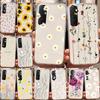 Daisy Phone Case For Xiaomi Mi Note 10 11 12 13 Lite 15 13T 14T Pro Shockproof Sunflower Flowers Soft Transparent Clear Cover