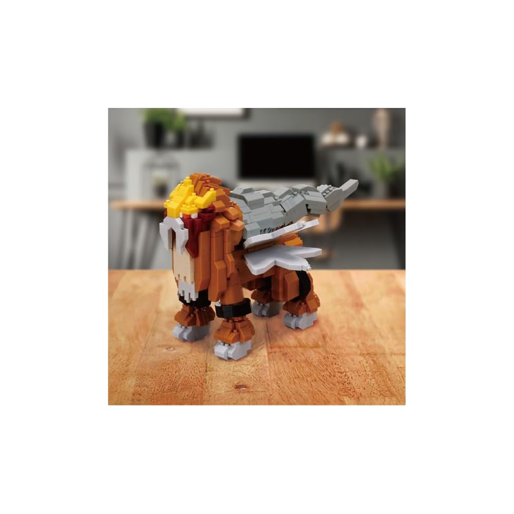 Kawada Nanoblock Entei Deluxe Edition Building Set 7x28x21cm for Ages 12 and Up
