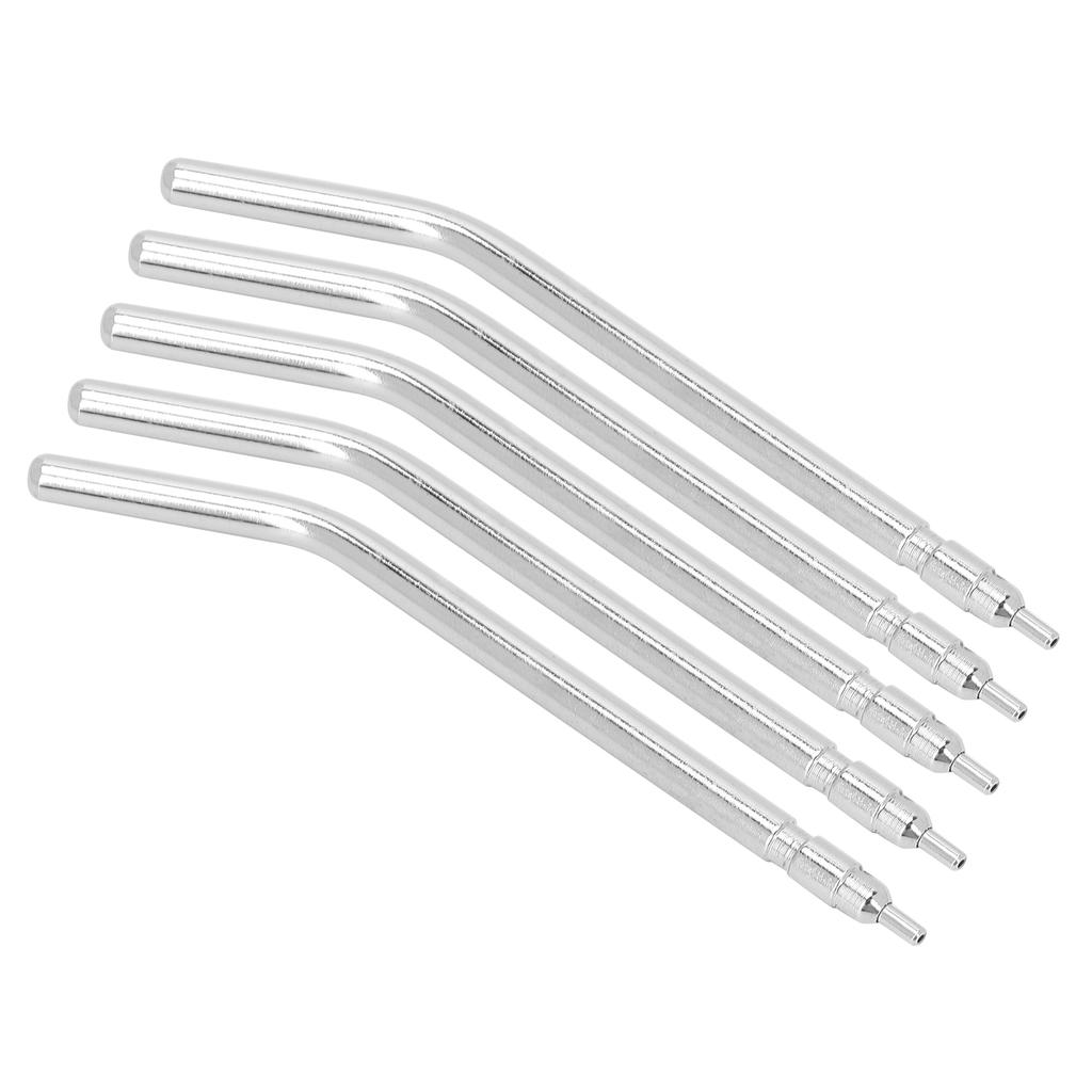 5pcs Stainless Steel Dental Air Water Spray Nozzles Tips 3‑Way Triple Syringe Nozzle