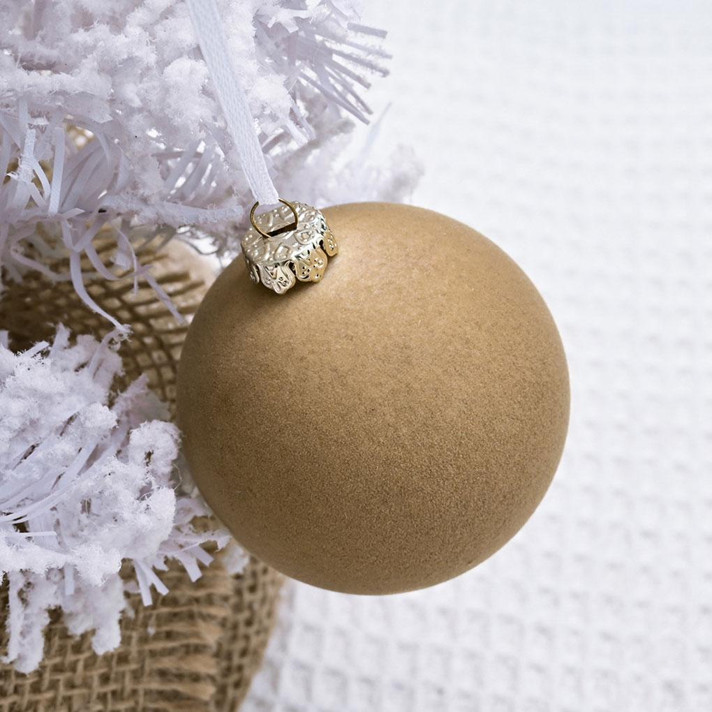 ABS Colorful Plastic Christmas Decoration Balls Set Of 12 Adopting Classic Minimalist Christmas Tree Coffee Series