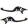 Left Right Clutch Brake Handle Levers Perch for Motorbike Scooters 1 Pair Handlebar Clutch Lever for Most Model