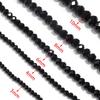 3 4 6 8 10mm Crystal Rondelle Beads Abacus Faceted Glass Loose Spacer Beads For Jewelry Making DIY Bracelet Necklace Accessories
