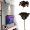 Feather Household Ostrich Duster With Handle For Efficient Dust Tool Removal