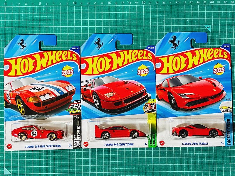 Hot Wheels FERRARI 365 GTB4 COMPETIZIONE F40 COMPETIZIONE SF90 STRADALE