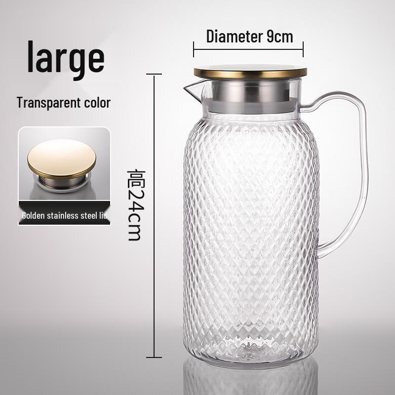 High-Temperature Resistant Acrylic Juice Jug - Plastic Fruit Beverage Kettle for Restaurants & Bars