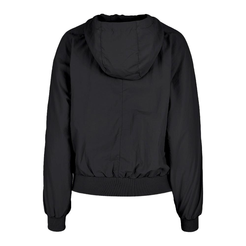 Build Your Brand Womens/Ladies Crinkle Batwing Jacket