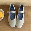 Fashion Bailamos 2025 Autumn Women Flat Shoes Fashion Round Toe Shallow Slip On Mary Jane Shoes Soft Flats Casual Dress Single Shoes