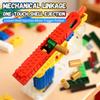 Diy Buildable Building Blocks Toy Gun Mechanical Shell Ejection Continuous Firing Soft Bullet Pistol For Outdoor Cs Game Gift