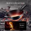 Supor Large Iron Round-Bottom Wok, No Coating, 32cm/34cm