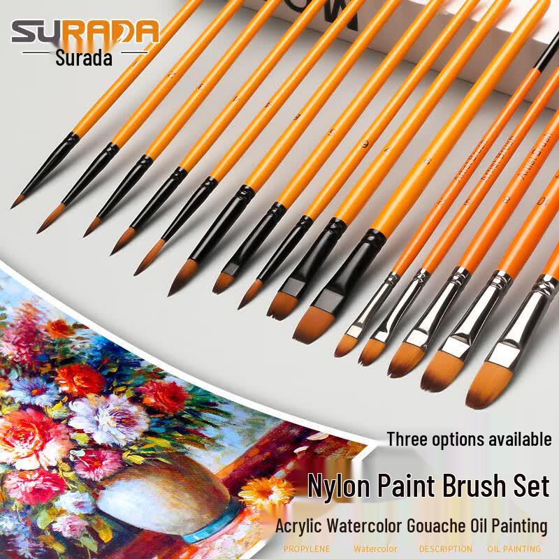 Surada Nylon Art Paint Brush Sets
