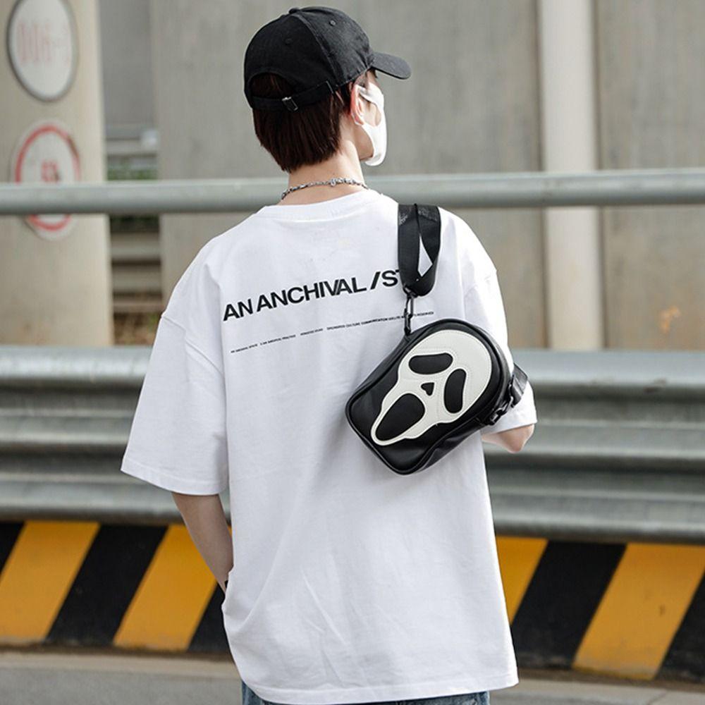 Korean Style Devil Ghost Shoulder Bag Small Bag Skull Crossbody Bag Casual   Travel