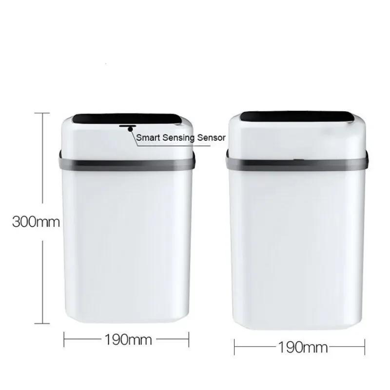 Küche Mülleimer 13L Badezimmer Touch Mülleimer In Die Toilette Smart Müll Eimer Abfall Bins Mülleimer Smart Mülleimer küche