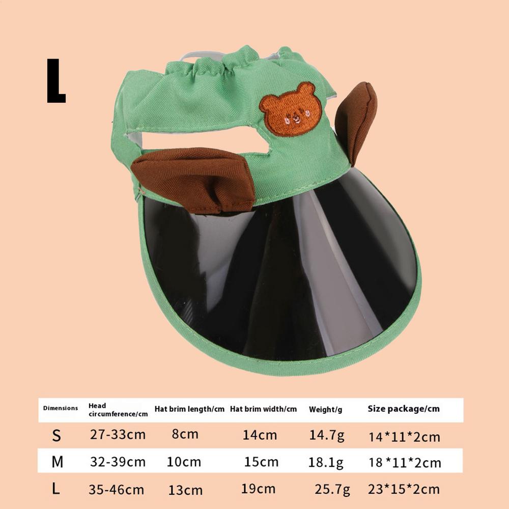 Dog Sun Hat Kitten Sports Caps Pet Sun Protection Caps Adjustable Travel Sport Hat Visor Sunbonnet Outfit For Small Puppy