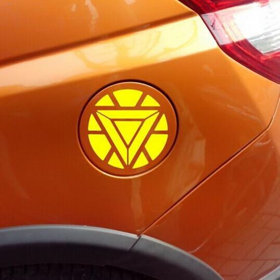 Iron Man Logo Reflective Waterproof Decal Car Stickers Motorcycle Styling Decor