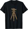 Retro Surveyor Theodolite Topographic Design T-Shirt