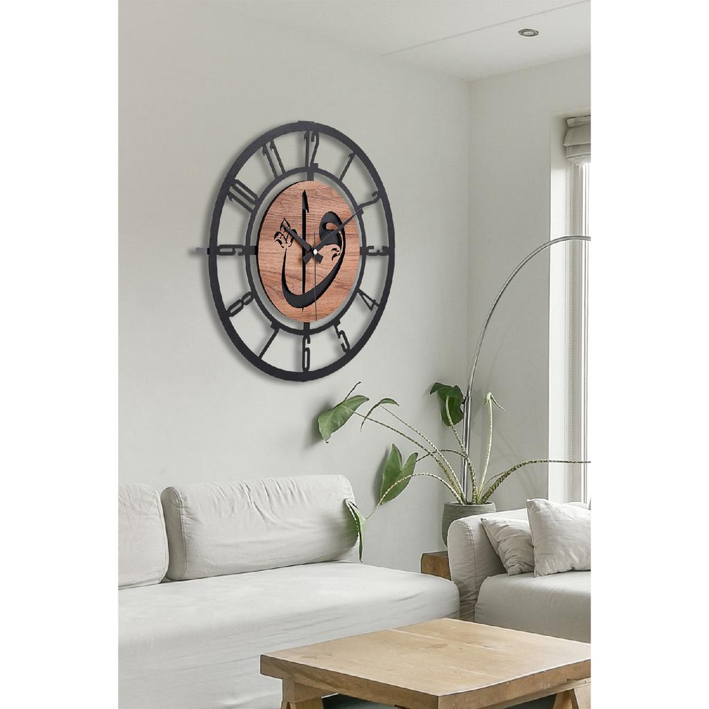 41 cm große, dekorative Wanduhr mit fließendem Sekundenmechanismus und geräuschlosem Mechanismus