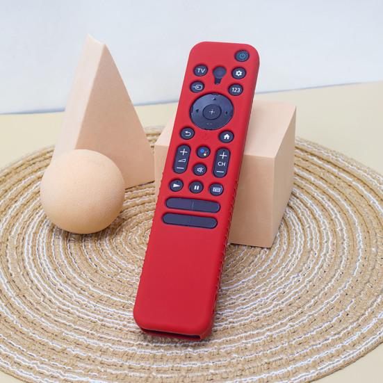 Remote Control Cover Shockproof Wear-resistant with Full Coverage Strap Silicone Remote Control Protective