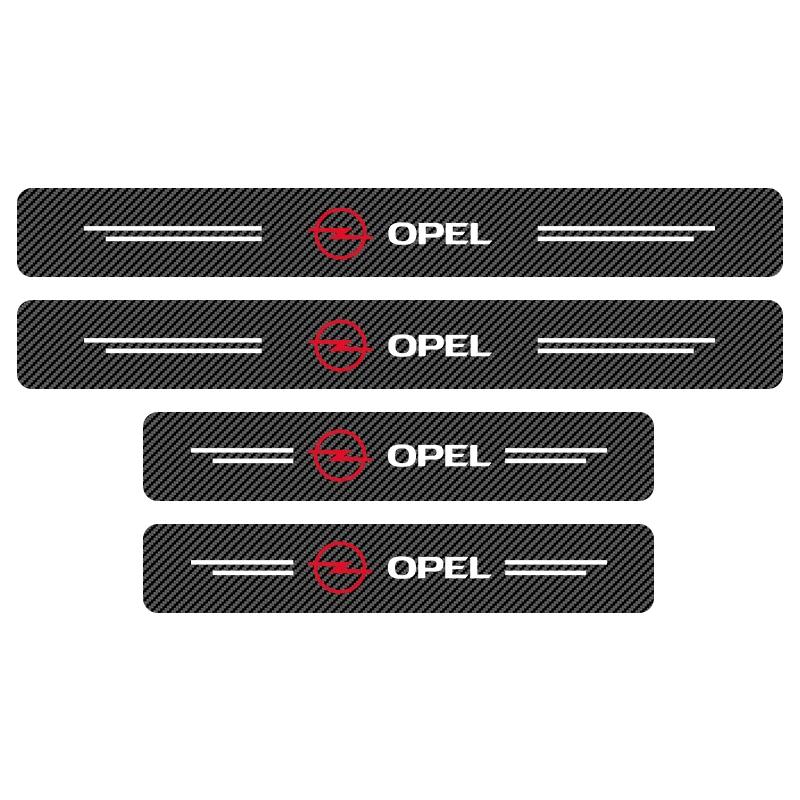 Czsvdy1 Czprfz1 Car Sticker Scratch Resistant Threshold Protection Strip Carbon Fiber For Opel Astra Astra G Corsa Zafira B Mokka Vivaro Meriva