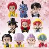 New 10pcs/Set Kpop Demon Hunters Action Figure Toy Derpys Tiger Rumi Mira Zoey Sussy Figurine Doll For Fans Gift