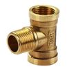 Shuangan Heavy-Duty Copper Tee Pipe Fitting