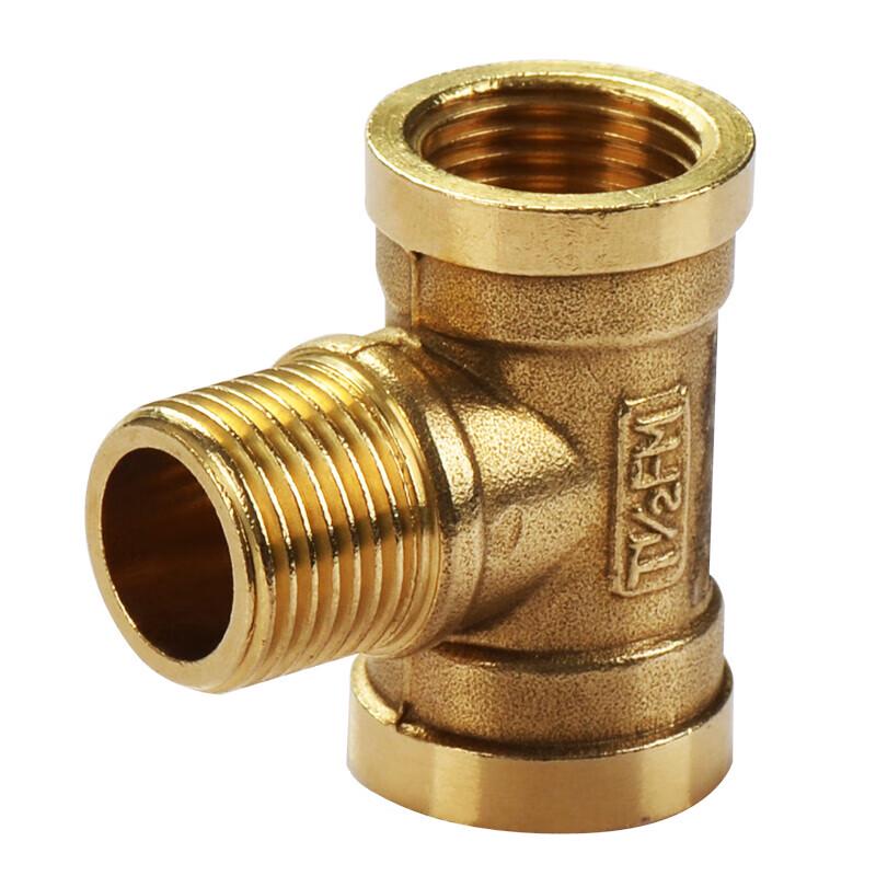 Shuangan Heavy-Duty Copper Tee Pipe Fitting