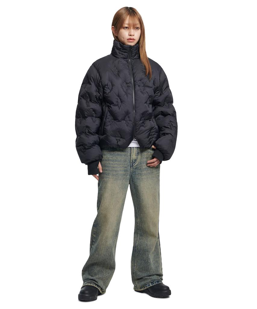 Nomanual L.S Short Down Jacket - Black
