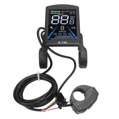 Οθόνη LCD Ηλεκτρικού Ποδηλάτου 24V 36V 48V 60V 72V Παγκόσμια Αδιάβροχη Έγχρωμη Οθόνη LCD με SM