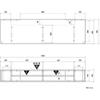 Asahiwood TV Stand (Authentic Product) - Double Rack for 55-inch TVs, Brown, 125cm (W) x 36cm (D) x 18cm (H), Fully Assembled, AS-125CTW-DB