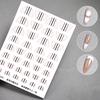 Franse Manicure Strips Nagel Vormen Franje Tip Gidsen Sticker Doe-het-zelf Golvende Lijn Nagellak Art Tips Gidsen Stickers Stencil Strips Nagel Gereedschap