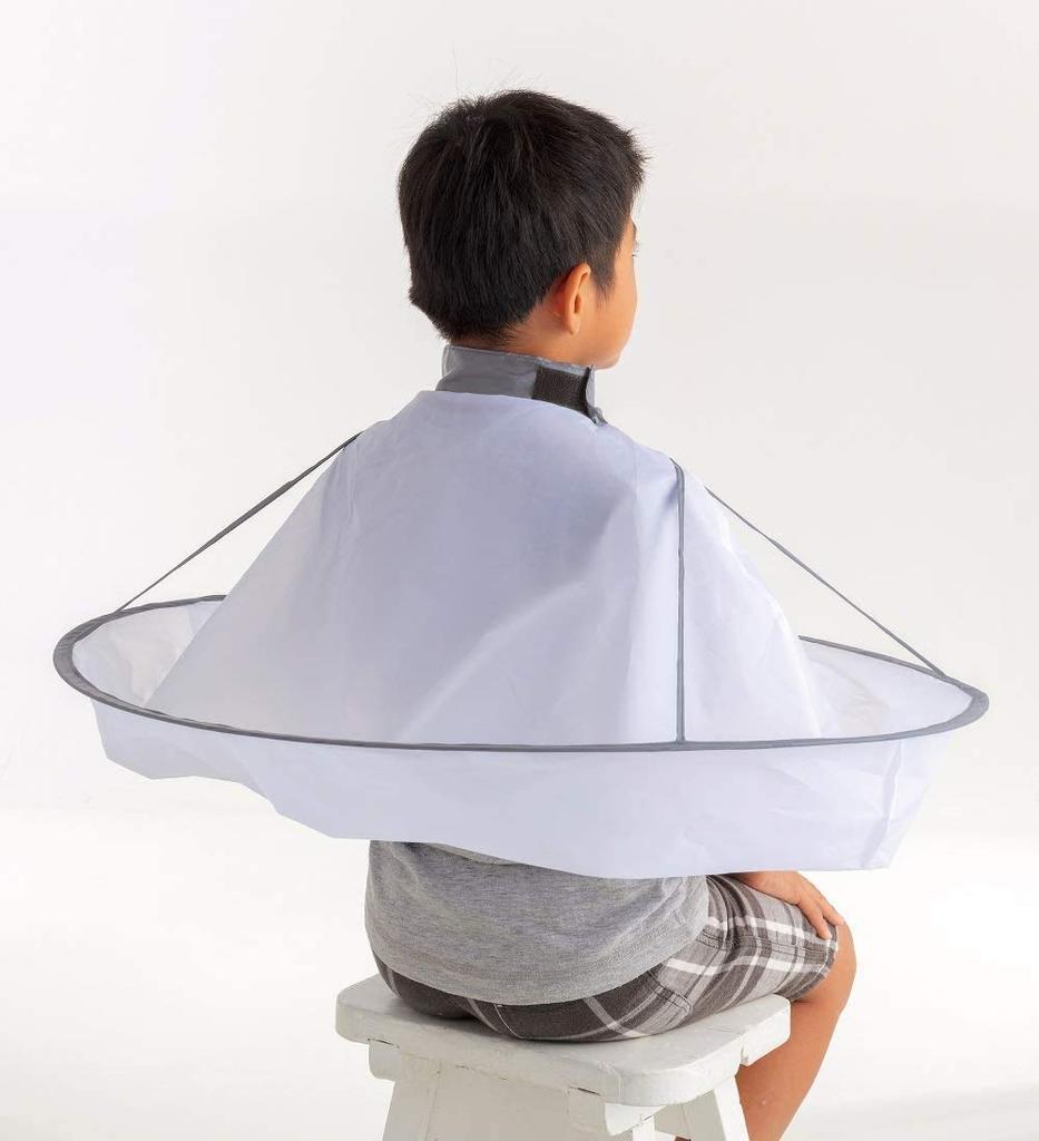 A-KG Home Haircut Cape for Adults and Children, Perfect for Easy Haircuts at Home (Set)