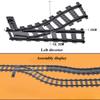Urban Traffic Train Track Assembly Building Blocks: Branch Tracks Straight Tracks Curved Tracks Flexible Tracks-Boys' Toy Gift