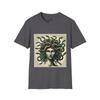Unisex Shirt Cotton Oversize Large Size Medusa Graphic Tee, Unisex Softstyle T-Shirt, Mythology Shirt, Gift for Her,