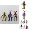 Nádherných 6 akčních figurek Fnaf Five Nights At Freddy's o výšce 19 cm Pro oddané fanoušky