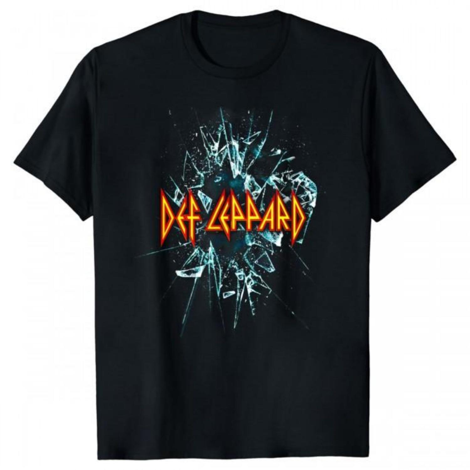 Def Leppard Unisex Adult Shatter Cotton T-Shirt S