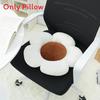 Modern Minimalist Flower Pattern Plush Cushion For Living Room Decor And Bedside Comfort