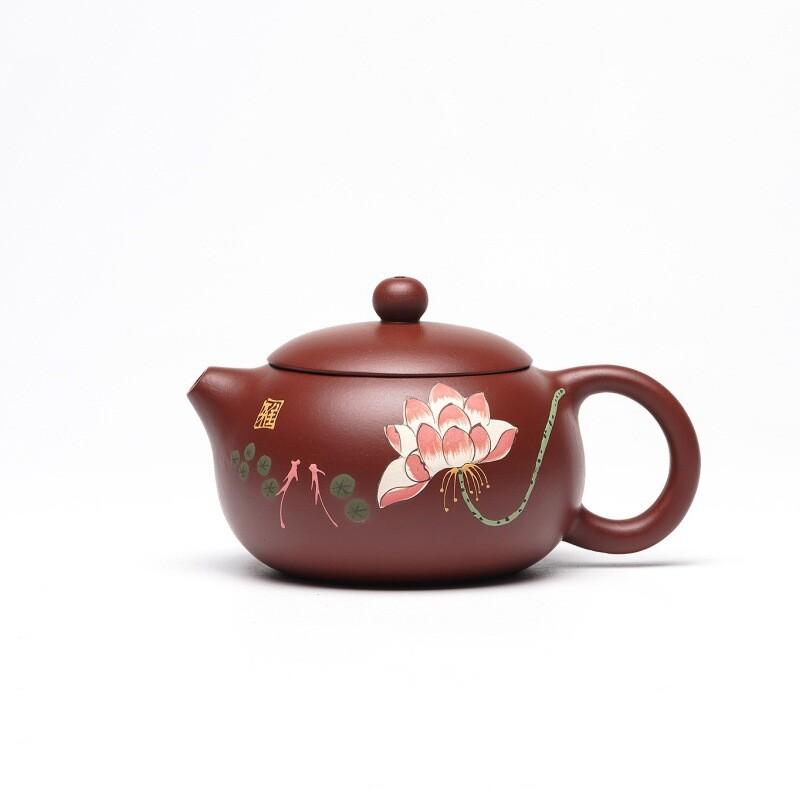 

270ml Ancient Yixing Purple Clay Teapots Handmade Xishi Pot Raw Ore Dahongpao Mud Kettle With Infuser Chinese Zisha Tea Set Gift