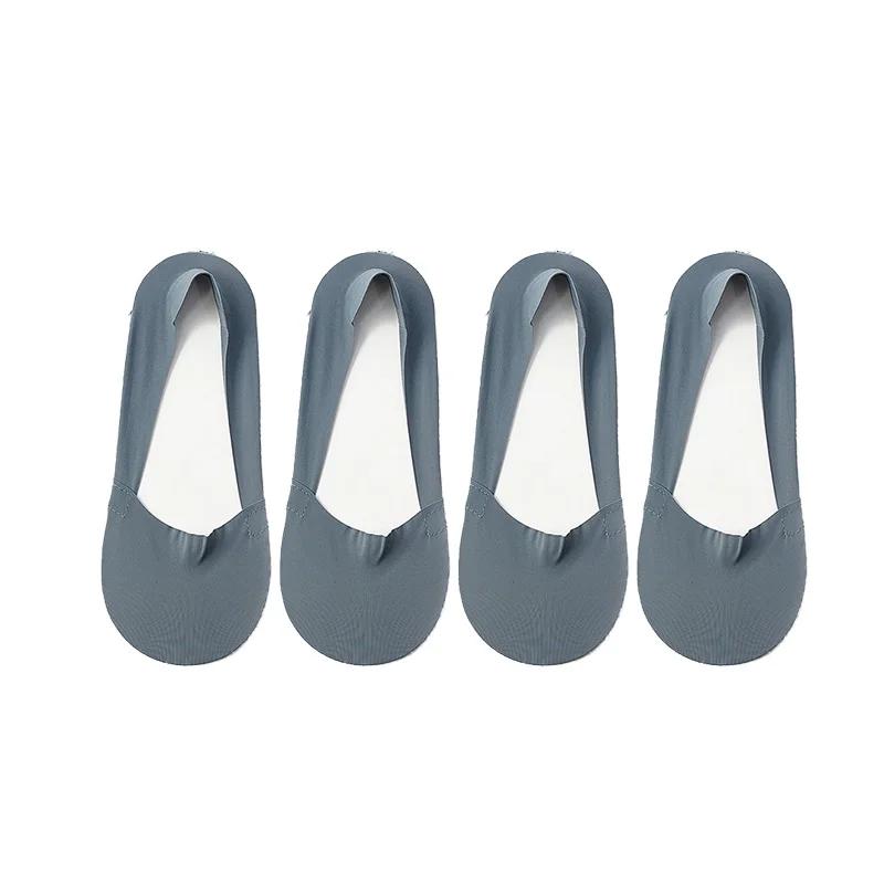 4 Pairs Women Socks High Quality Matching Casual Socks Summer Thin Cotton Bottom Non-slip Invisible Low Short Socks Breathable