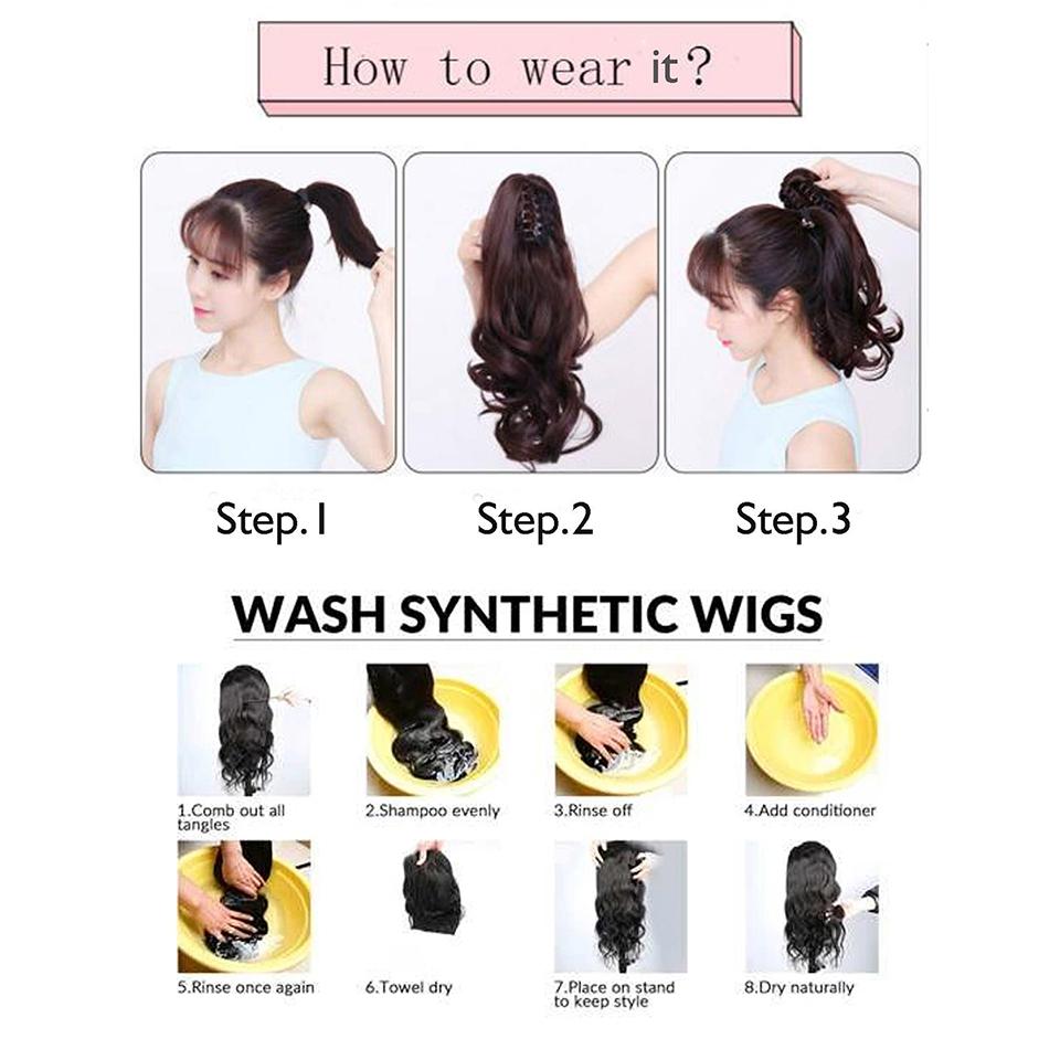 Synthetischer Dutt-Donut Schwarz Schleife Clip-In Stil Haaraccessoires Dutt-Perücke Haarverlängerungen Für Frauen Täglicher Urlaubs-Party-Gebrauch