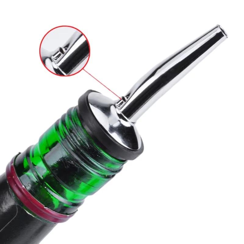 Wine Bottle Pourer Oil Stopper Cocktail Shaker Wine Accessories Spirits Free Flow Nozzle Stopper Kitchen Bar Tools