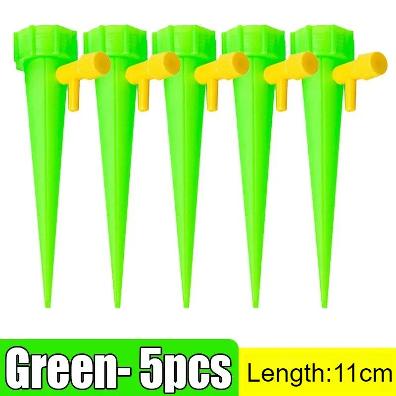 

30 ШТ. Садовая автоматическая система полива, система капельного самополива для цветочных растений, регулируемое устройство для автоматического полива Green-5PCS