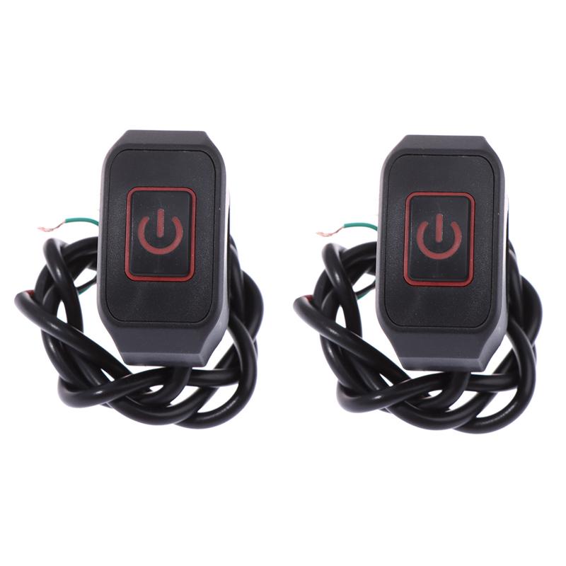 Motorcycle Handlebar Switch 22mm 12V on Off Button Universal Waterproof Motorbike Connector Control Switch Moto Accessories