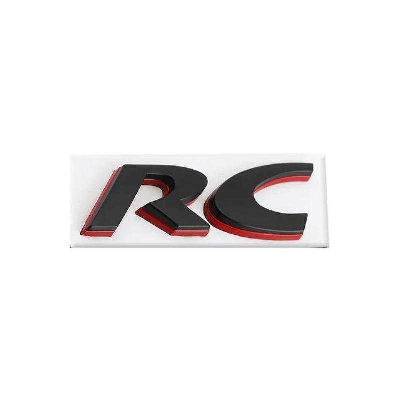 Auto Abzeichen Aufkleber Styling RC Emblem Heckklappenaufkleber Hinten für RC SPORT GT 106 205 206 207 208 301 306 307 308S 406 407 408 508 806