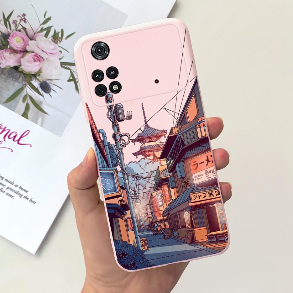 For Xiaomi Poco M4 Pro 4G Case New Fashion Cartoon Cover Soft Silicone Phone Case For Xiaomi Poco M4 Pro PocoM4 5G Fundas Bumper